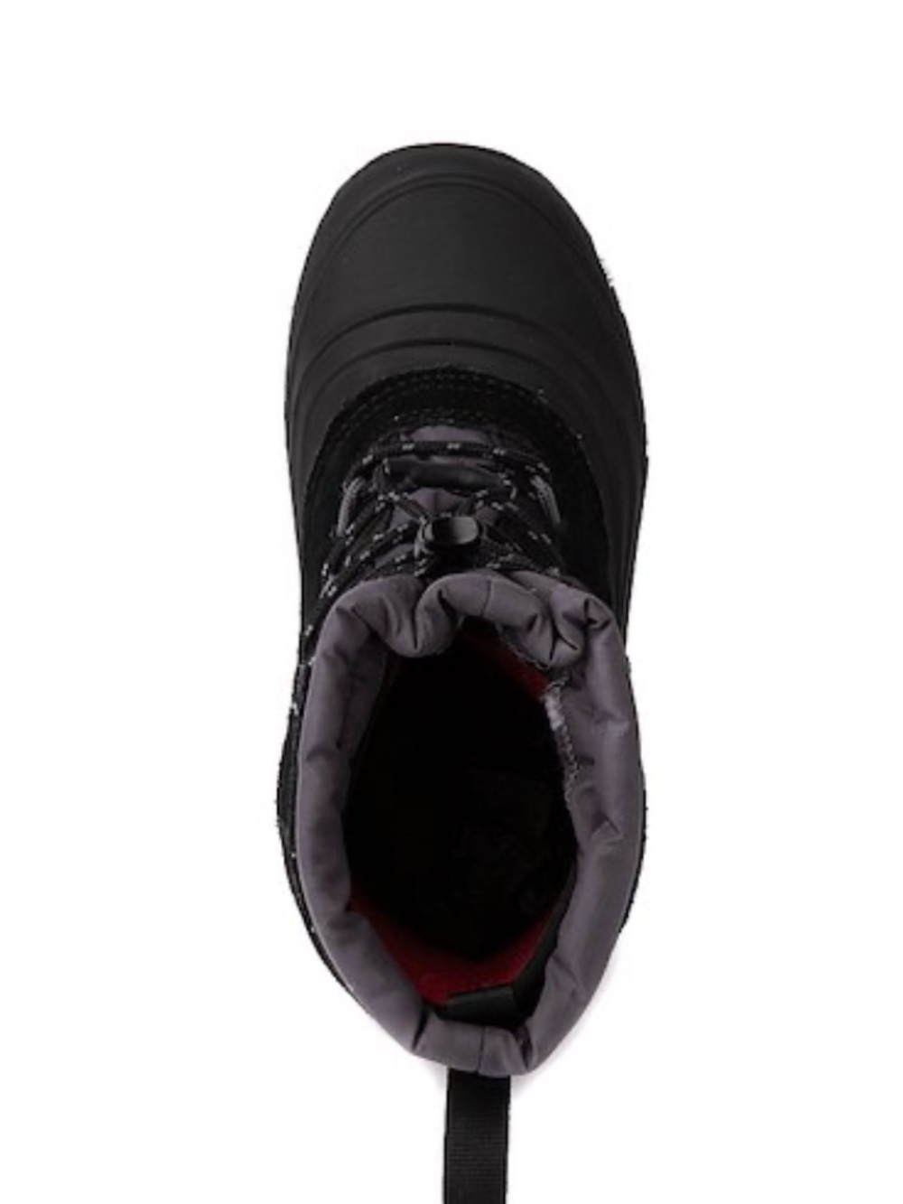 The North Face Youth Alpenglow V Waterproof Black and Grey Winter Boots - Picture 3 of 13